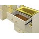 Lucida Beige Vanity Set with Stool and LED