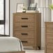 Panelli Walnut 4 Drawer Chest