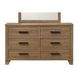 Panelli Walnut Panel Bedroom Set