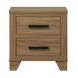 Panelli Walnut Panel Bedroom Set