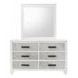 Darlene White 6 Drawer Dresser