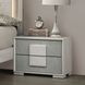 Lincolt White Wash and Stone Gray 2 Drawer Nightstand