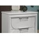 Lareina Pearl White 2 Drawer Nightstand