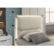 Lareina Pearl White Youth Panel Bedroom Set with Trundle