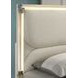 Lareina Pearl White Youth Panel Bedroom Set with Trundle