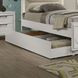Lareina Pearl White Youth Panel Bedroom Set with Trundle