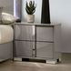 Sinistra Light Taupe Platform Bedroom Set with LED Light