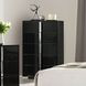 Sinistra Piano Black Platform Bedroom Set with LED Light
