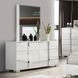 Sinistra White 6 Drawer Dresser