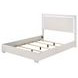 Sinistra White Platform Bedroom Set with LED Light