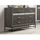 Voleta Gray Upholstered Storage Platform Bedroom Set