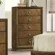 Kirkham Walnut 5 Drawer Chest