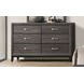 Errico Gray Panel Bedroom Set