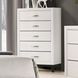 Errico White Panel Bedroom Set