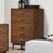 Tromso Walnut 5 Drawer Chest