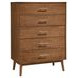 Tromso Walnut Panel Bedroom Set