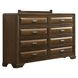 Caerwys Brown 8 Drawer Dresser