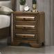 Caerwys Brown 3 Drawer Nightstand