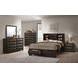 Caistor Espresso Queen Storage Platform Bed