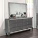 Lyanne Gray Rectangular Dresser Mirror