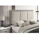 Aldridge Light Gray Upholstered Panel Bedroom Set