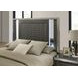Leyland Dark Gray Low Profile Bedroom Set with LED Light