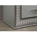 Cassiopeia Metallic Gray Panel Bedroom Set