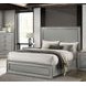 Cassiopeia Metallic Gray Panel Bedroom Set