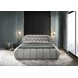 Newquay Gray Queen Upholstered Platform Bed