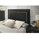 Latimer Black Low Profile Bedroom Set with LED Light