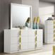 Basildon White Square Dresser Mirror