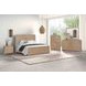 Tangentry Natural King Panel Bed