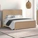 Tangentry Natural King Panel Bed