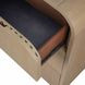 Tangentry Natural 2 Drawer Nightstand with USB Charging
