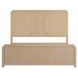 Tangentry Natural King Panel Bed