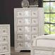 Argenthart Light Gray 5 Drawer Chest