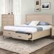 Sandnes Light Oak Storage Panel Bedroom Set