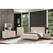Sandnes Light Oak King Panel Bed