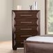 Hinwitz Espresso 5 Drawer Chest