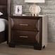 Hinwitz Espresso 2 Drawer Nightstand