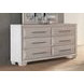 Hinwitz White Oak 6 Drawer Dresser