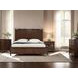 Westerham Dark Cherry Panel Bedroom Set with LED