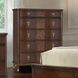 Westerham Dark Cherry Panel Bedroom Set with LED