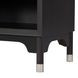Torrance Black 1 Drawer Nightstand with USB Charging
