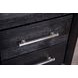 Ashbourne Black Panel Bedroom Set with LED Light