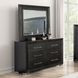 Ashbourne Black Rectangular Dresser Mirror