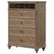Lyris Rustic Oak Panel Bedroom Set