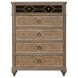 Lyris Rustic Oak Panel Bedroom Set