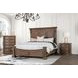 Seven Oaks Weathered Oak King Poster Bed