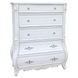 Valentini White 5 Drawer Chest